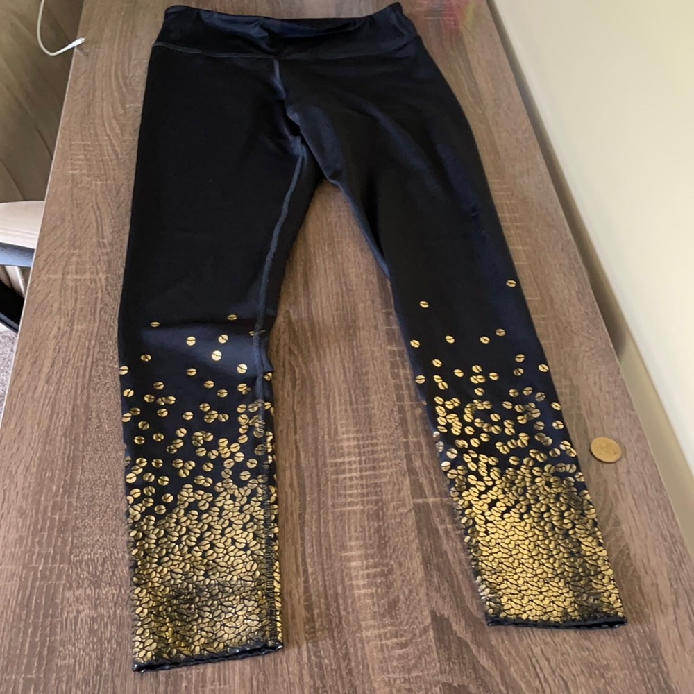 Zumba Wear leggings with sequin bottoms